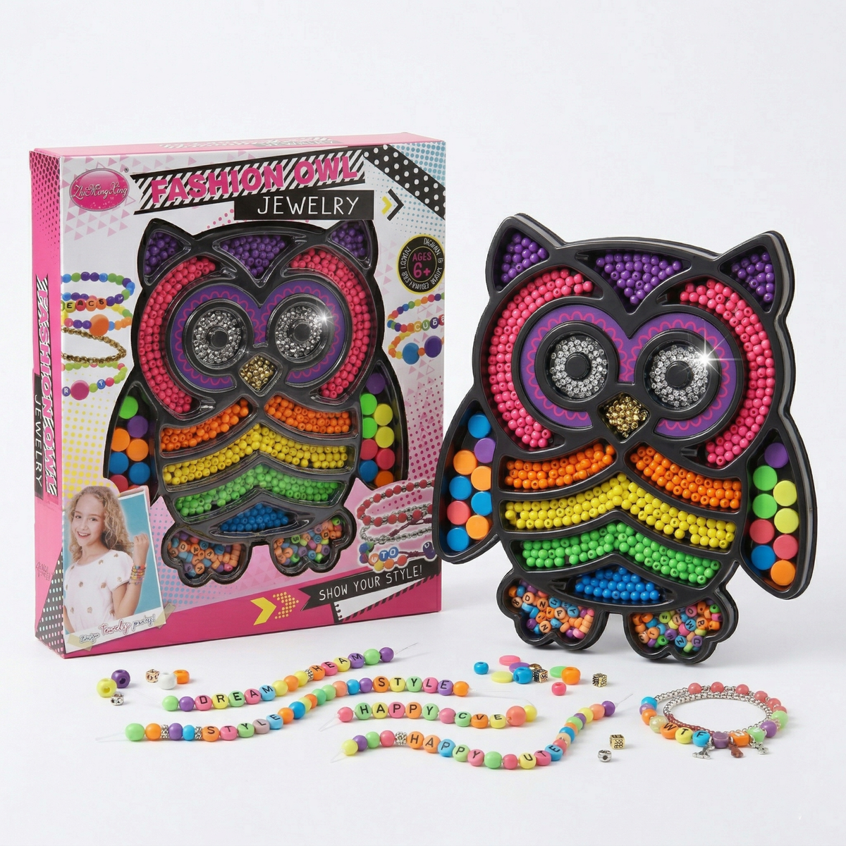 Arma Tu Propio Brazalete Buho Juego de Niñas - Toyng - Toyng Chile
