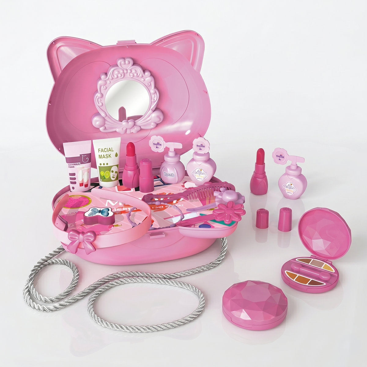 Cartera Infantil de Gata + Accesorios de Belleza – Toyng
