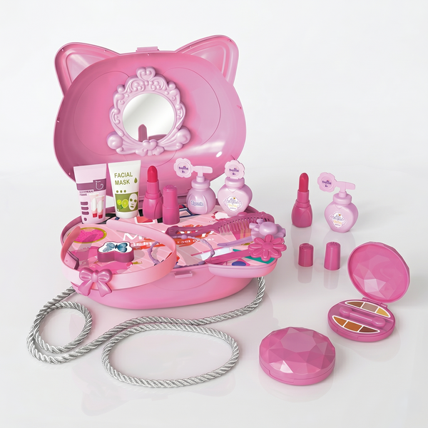 Cartera Infantil de Gata + Accesorios de Belleza – Toyng