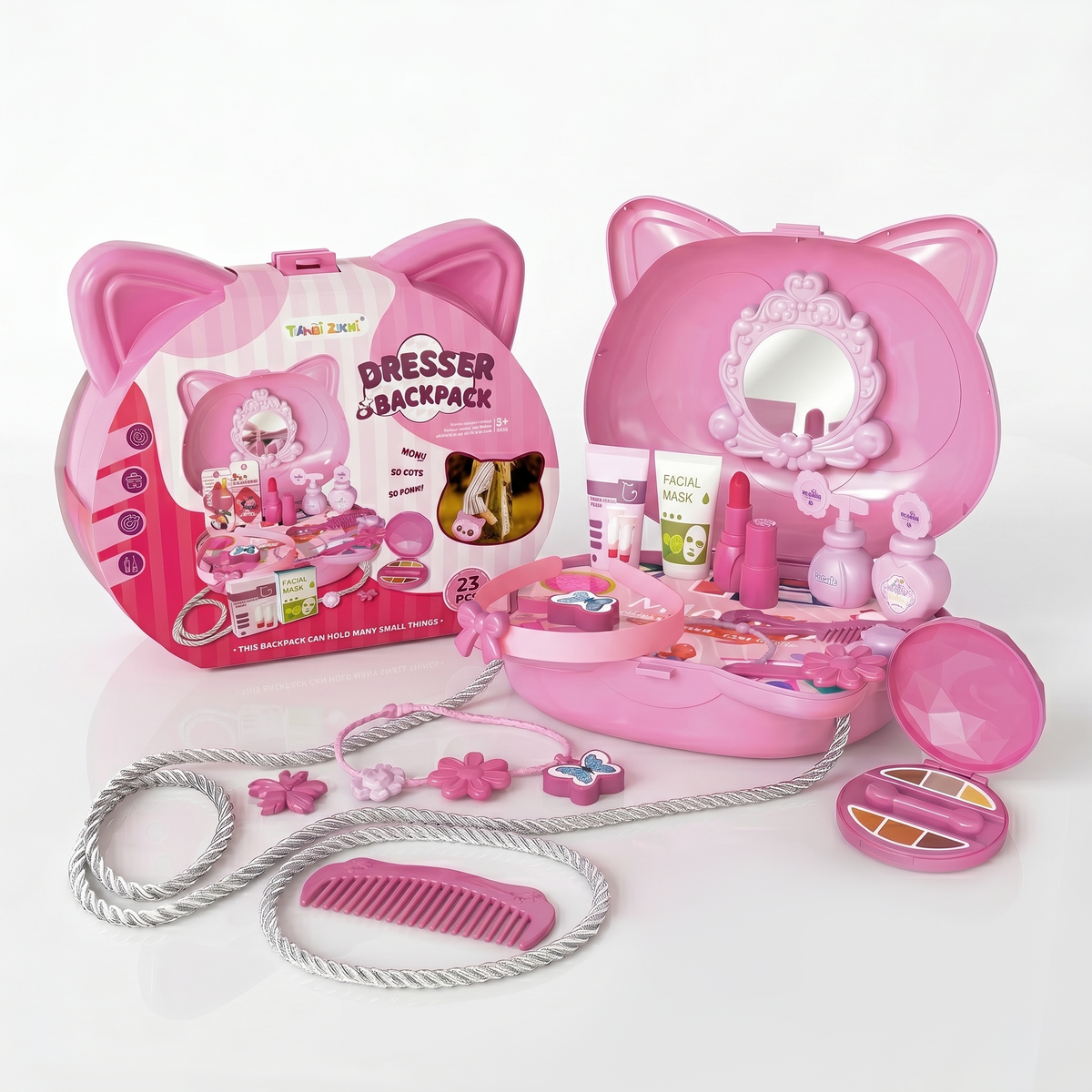 Cartera Infantil de Gata + Accesorios de Belleza – Toyng