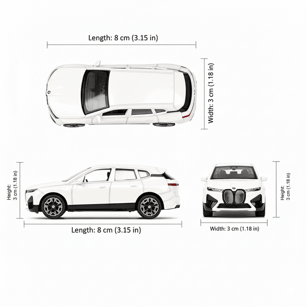 Auto BMW IX Escala 1:60 - Welly - Toyng Chile