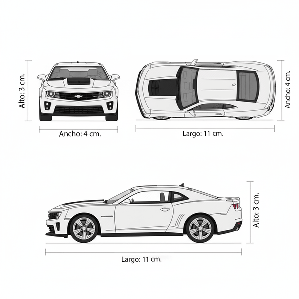 Auto Chevrolet Camaro ZL1 S Escala 1:43 - Welly - Toyng Chile