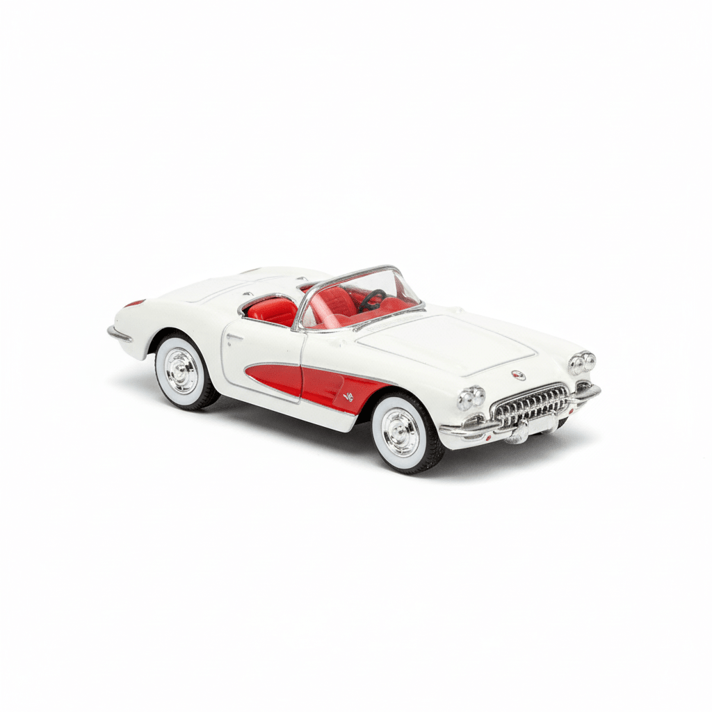 Auto Chevrolet Corvette 1957 Escala 1:60 - Welly - Toyng Chile
