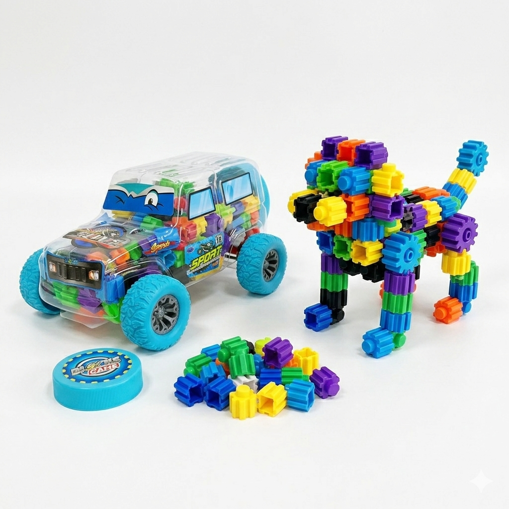 Auto con Bloques de Construcción 162 Piezas - Toyng - Toyng Chile