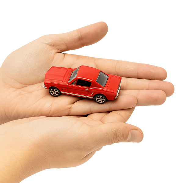 Auto Ford Mustang Coupe 1964 Escala 1:60 - Welly - Toyng Chile