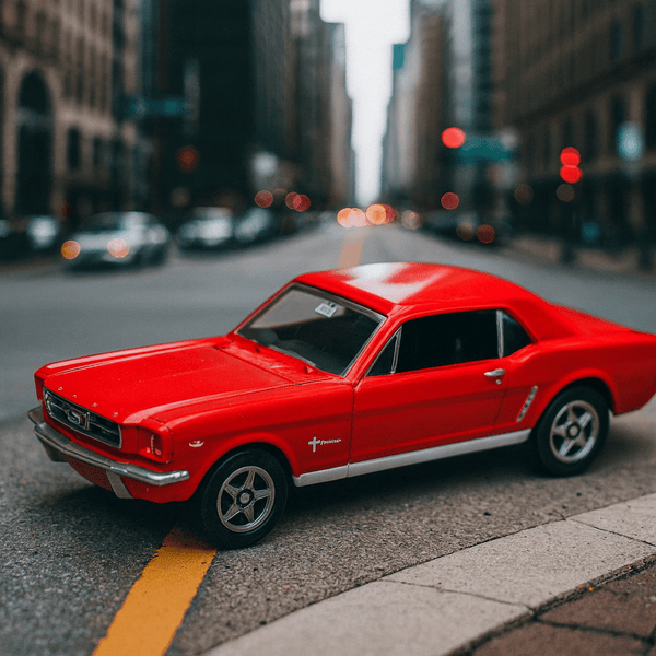 Auto Ford Mustang Coupe 1964 Escala 1:60 - Welly - Toyng Chile