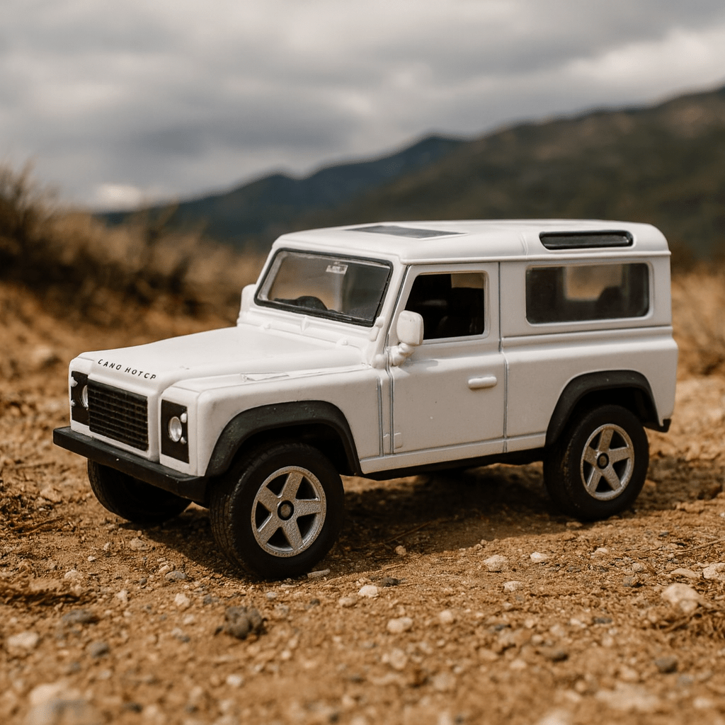 Auto Land Rover Defender Escala 1:60 - Welly - Toyng Chile