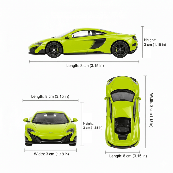 Auto McLaren 675LT Coupe Escala 1:60 - Welly - Toyng Chile
