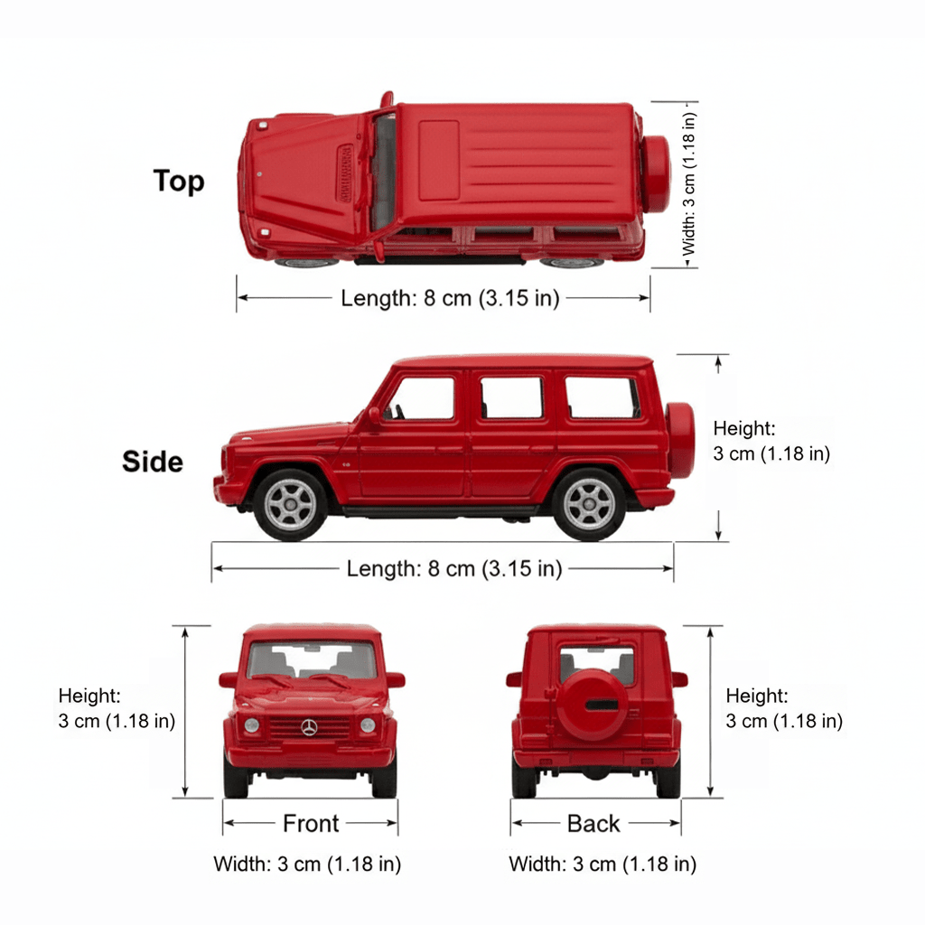 Auto Mercedes - Benz G - Class Escala 1:60 - Welly - Toyng Chile