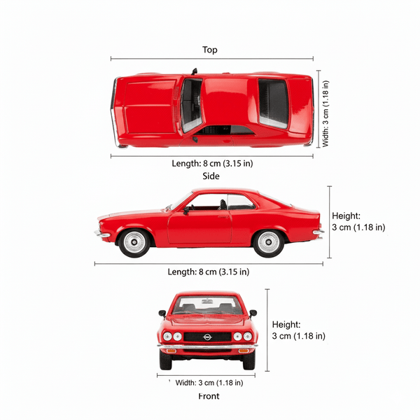 Auto Opel Manta Escala 1:60 - Welly - Toyng Chile