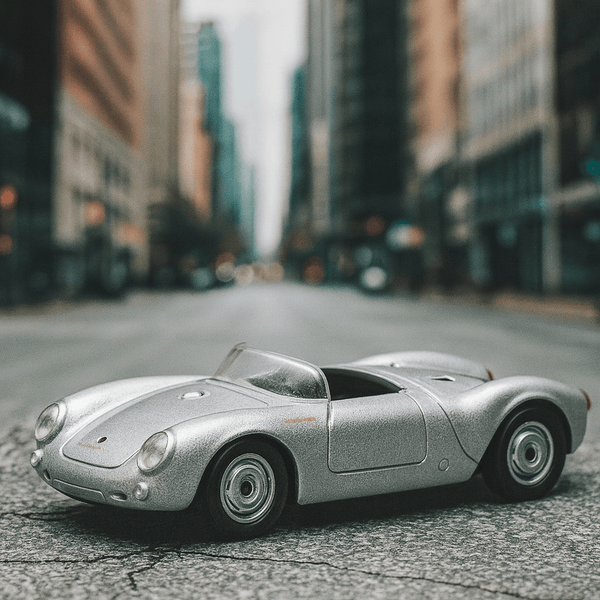 Auto Porsche 550 Spyder Escala 1:60 - Welly - Toyng Chile