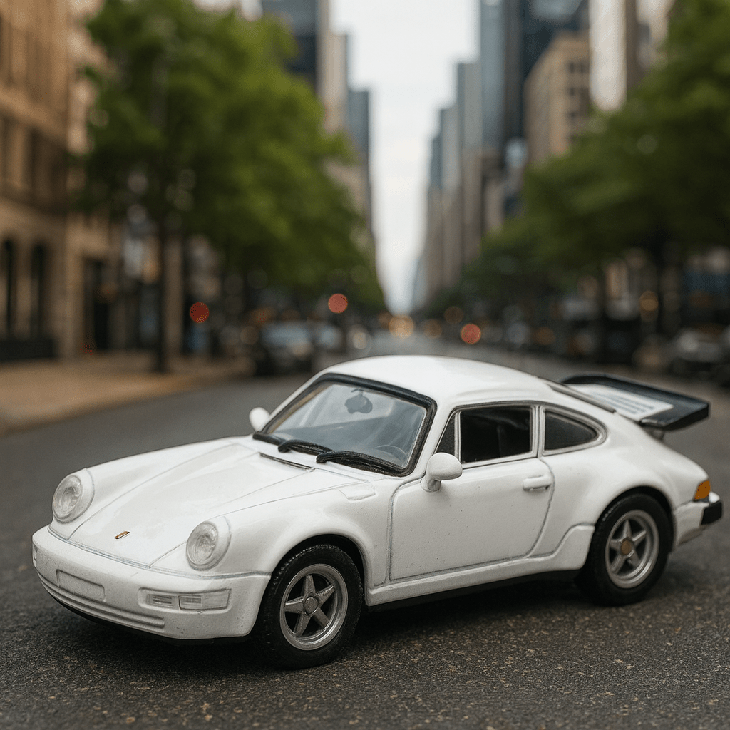 Auto Porsche 911 Turbo Escala 1:60 - Welly - Toyng Chile