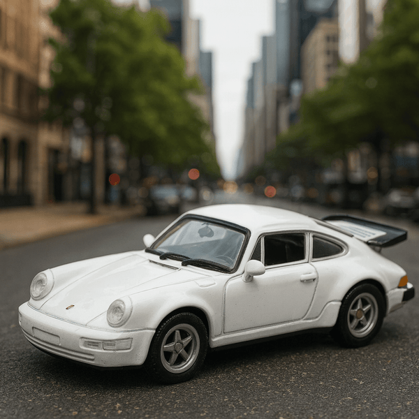 Auto Porsche 911 Turbo Escala 1:60 - Welly - Toyng Chile
