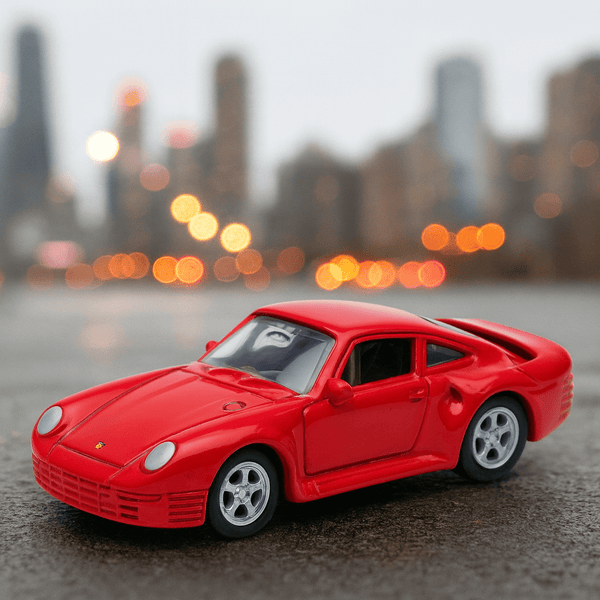 Auto Porsche 959 Escala 1:60 - Welly - Toyng Chile
