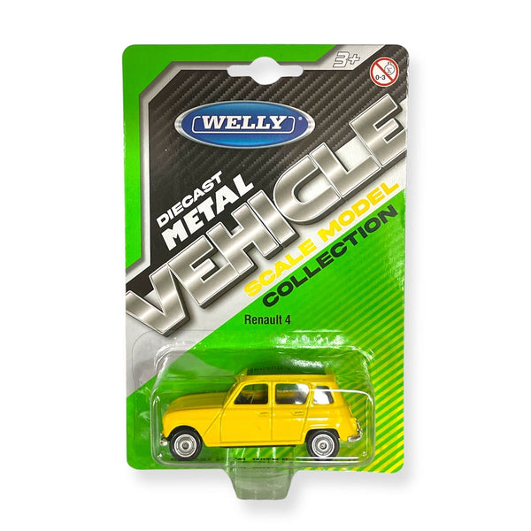 Auto Renault 4 Escala 1:60 - Welly - Toyng Chile