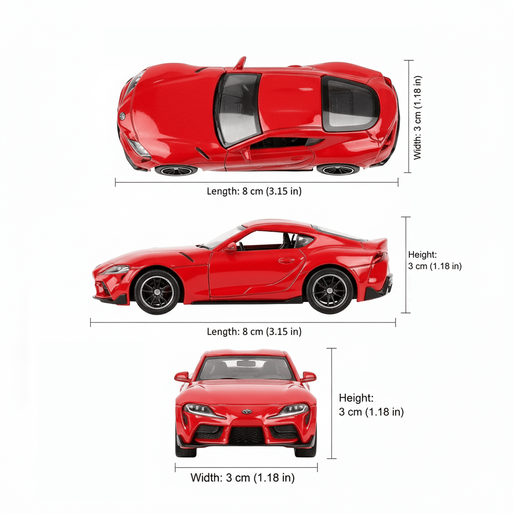 Auto Toyota Supra Escala 1:60 - Welly - Toyng Chile