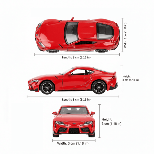 Auto Toyota Supra Escala 1:60 - Welly - Toyng Chile