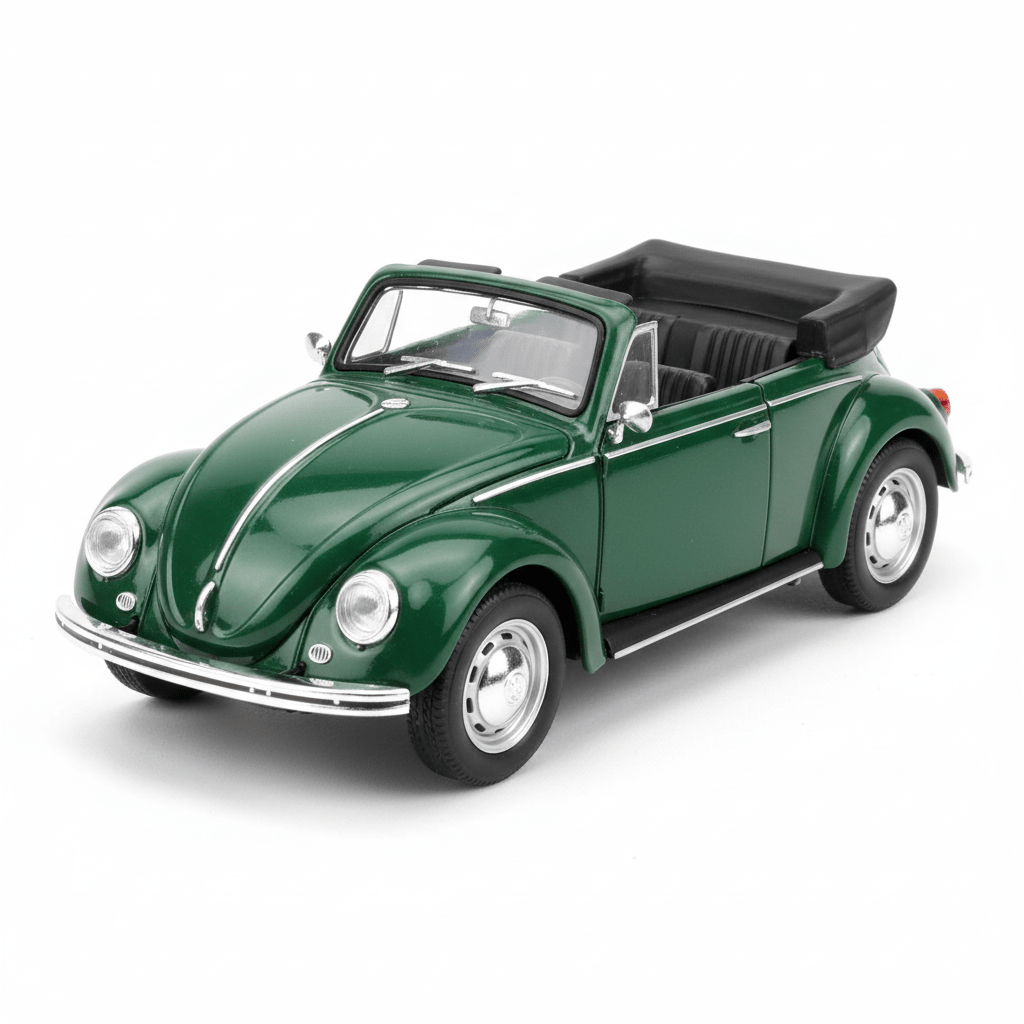 Auto Volkswagen Beetle (Convertible) Escala 1:60 - Welly - Toyng Chile