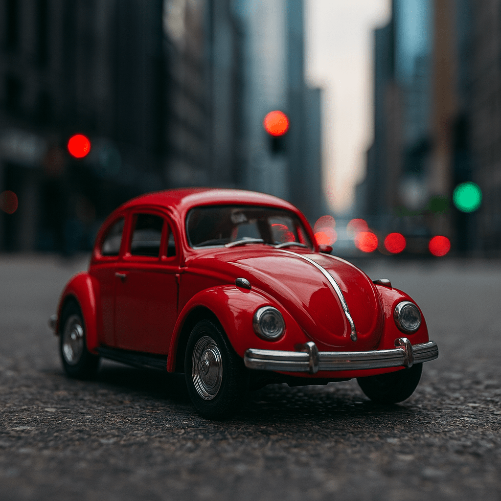 Auto Volkswagen Beetle Escala 1:60 - Welly - Toyng Chile