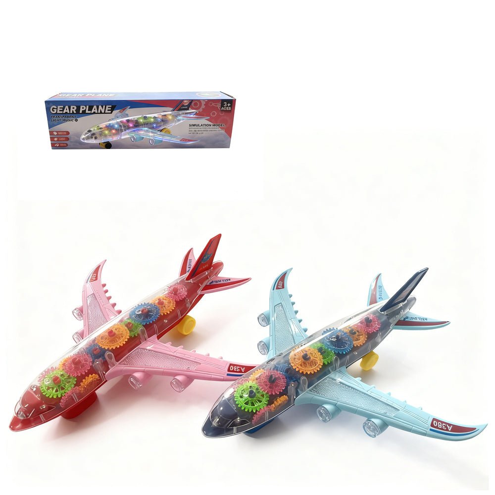 Avión Transparente con Luces y Música – Toyng - Toyng Chile