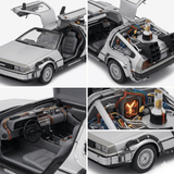 Back To The Future II Delorean Escala 1:24 - Welly - Toyng Chile