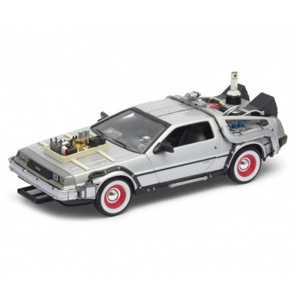 Back To The Future III Delorean Escala 1:24 - Welly - Toyng Chile