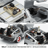 Back To The Future III Delorean Escala 1:24 - Welly - Toyng Chile
