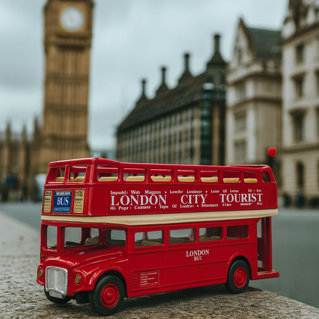 Bus London Bus (Open - Top) - Welly - Toyng Chile