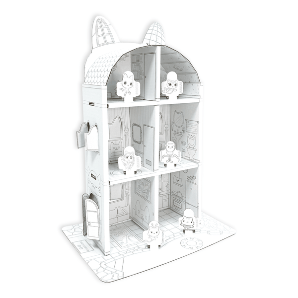 Casa para Armar, Pintar y Jugar (Chica) – Gabby’s Dollhouse - Toyng Chile