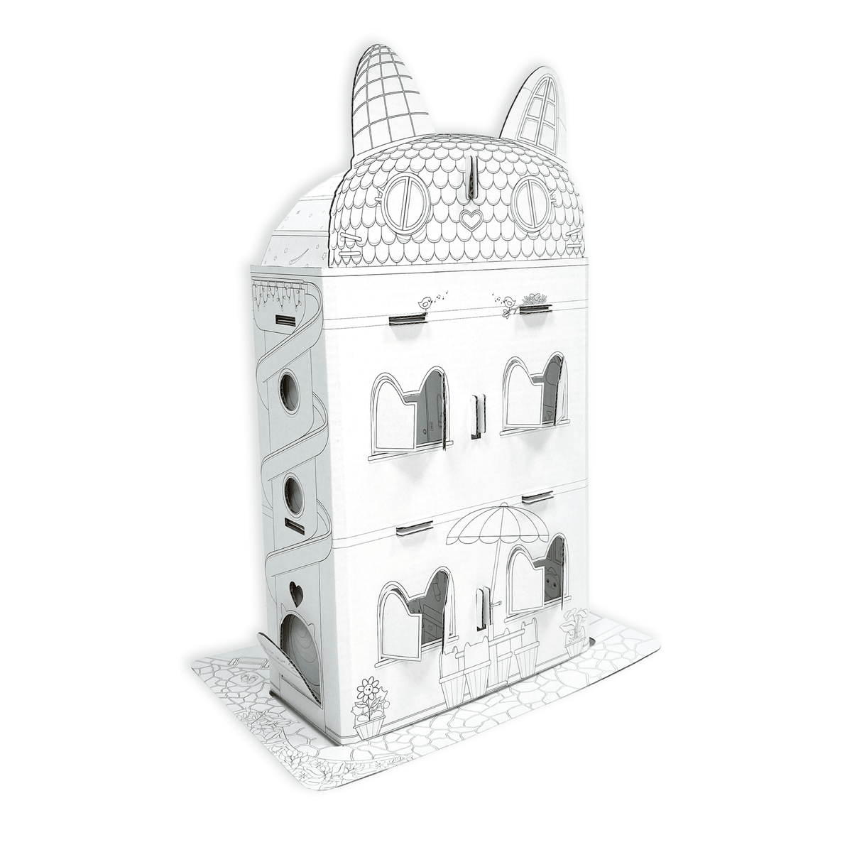 Casa para Armar, Pintar y Jugar (Chica) – Gabby’s Dollhouse - Toyng Chile