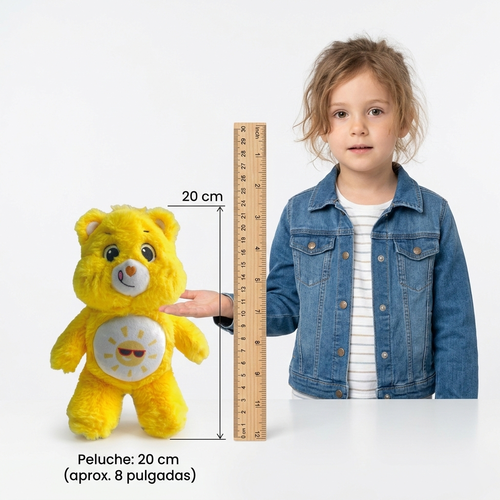 Peluche Divertosito Amarillo 20 Cm - Ositos Cariñositos