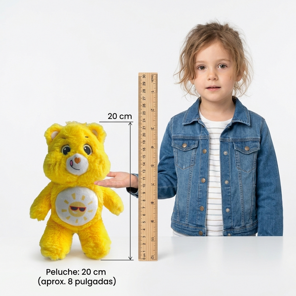 Peluche Divertosito Amarillo 20 Cm - Ositos Cariñositos
