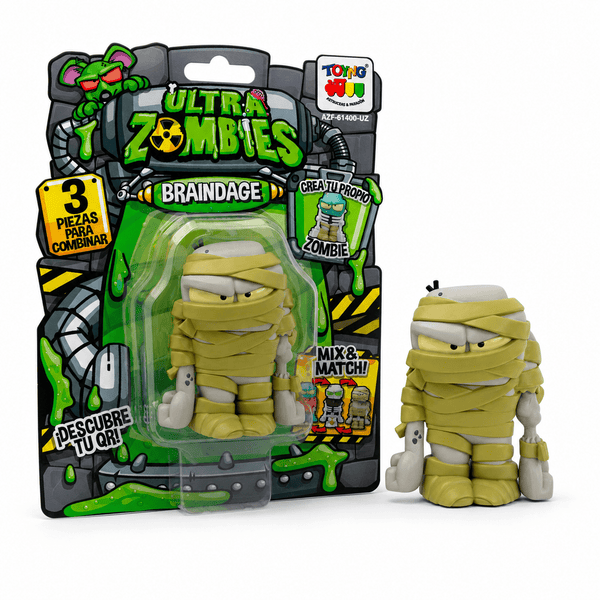 Figura Braindage - Ultra Zombies - Toyng Chile