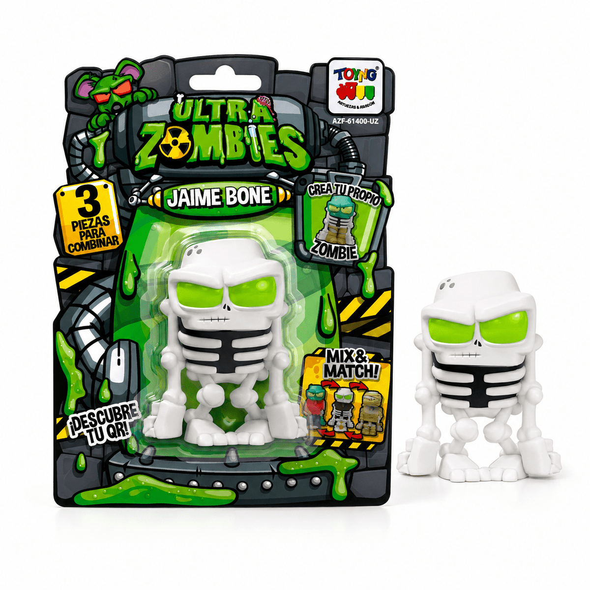 Figura Jaime Bond - Ultra Zombies - Toyng Chile