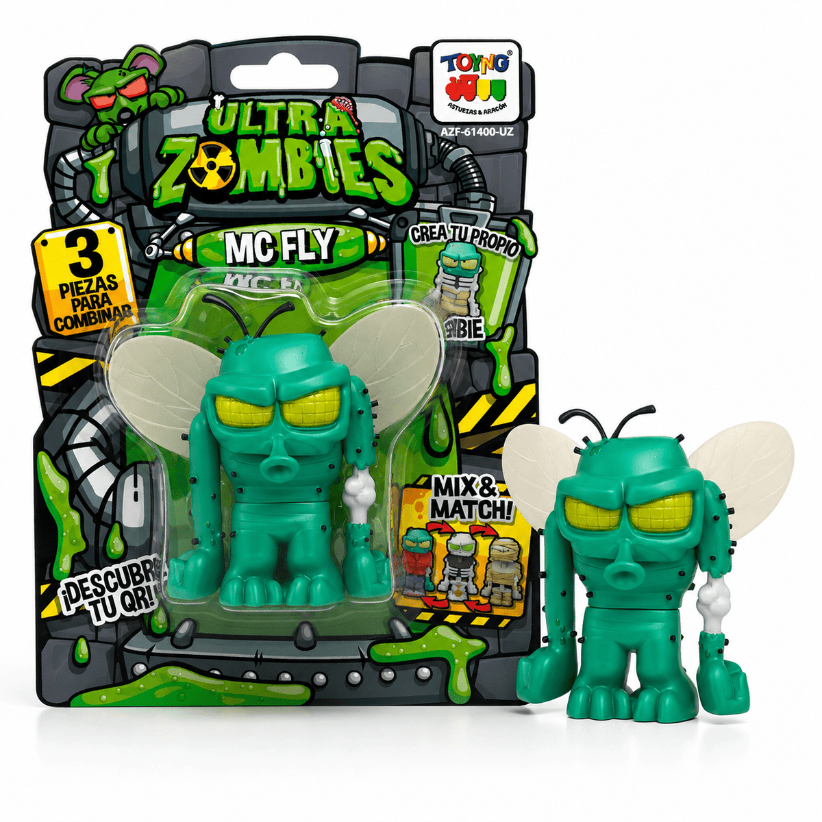 Figura Mc Fly - Ultra Zombies - Toyng Chile