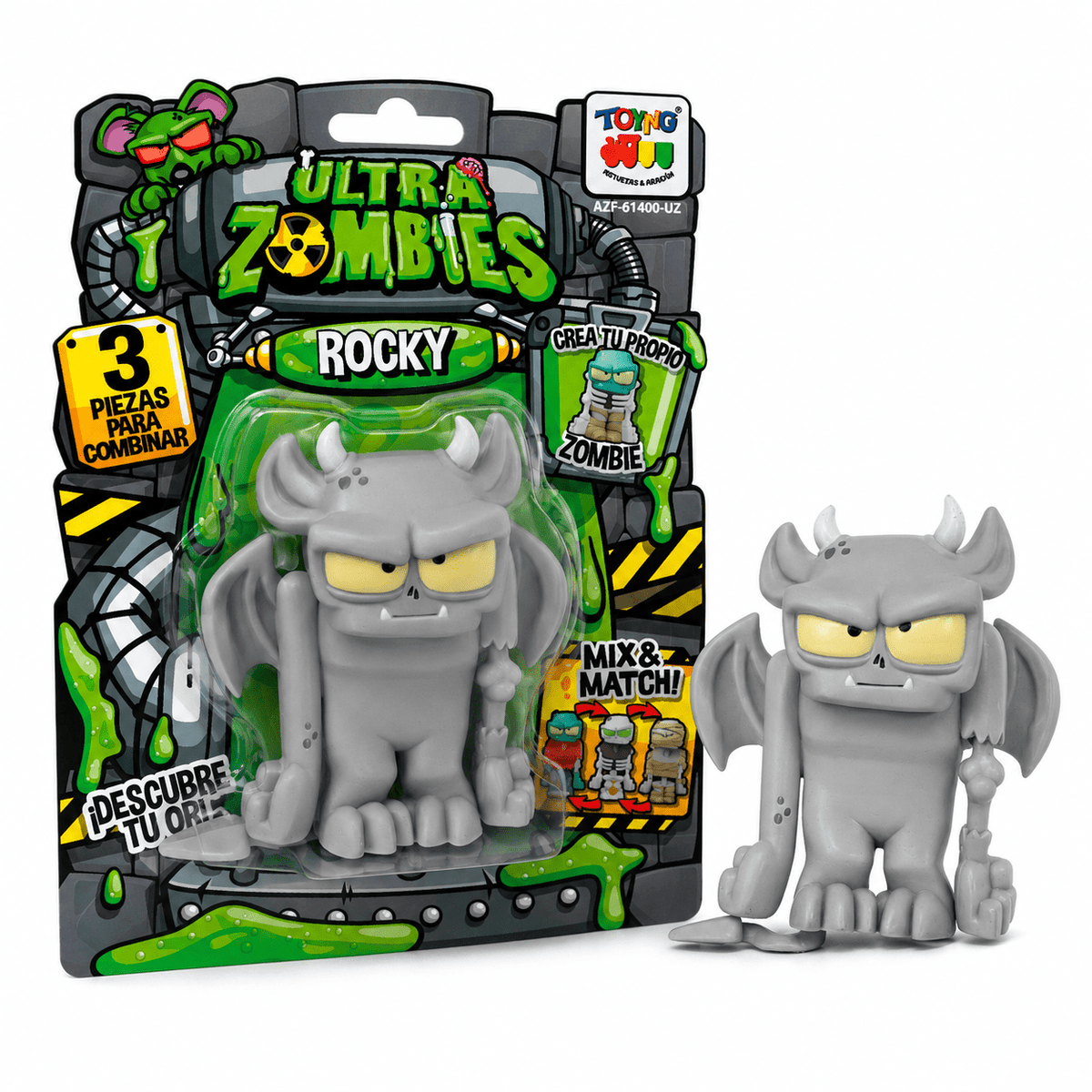 Figura Rocky - Ultra Zombies - Toyng Chile