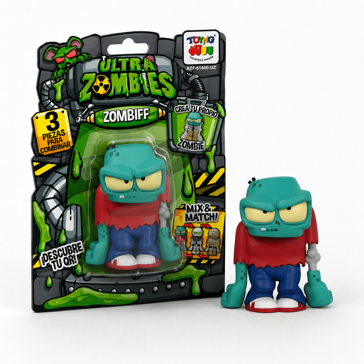 Figura Zombiff - Ultra Zombies - Toyng Chile