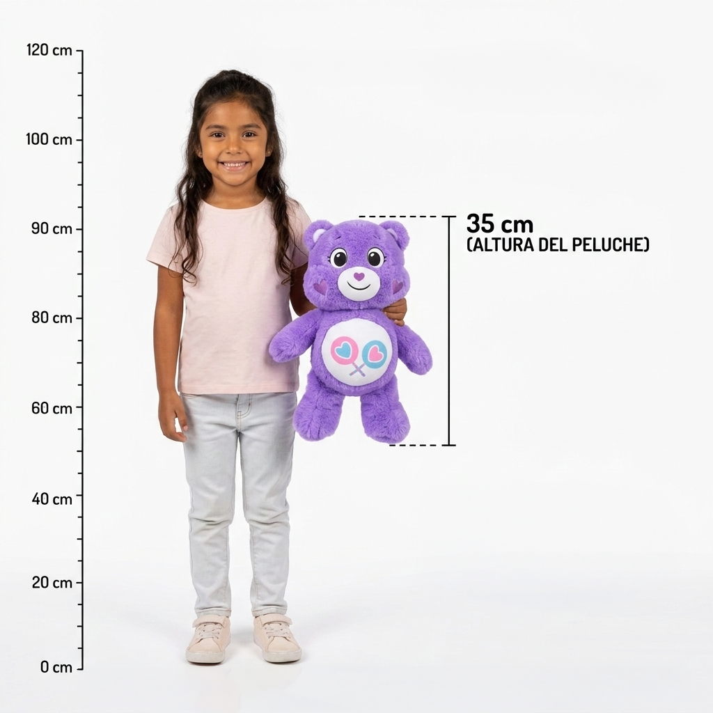 Peluche Generosita Morado 35 Cm - Ositos Cariñositos