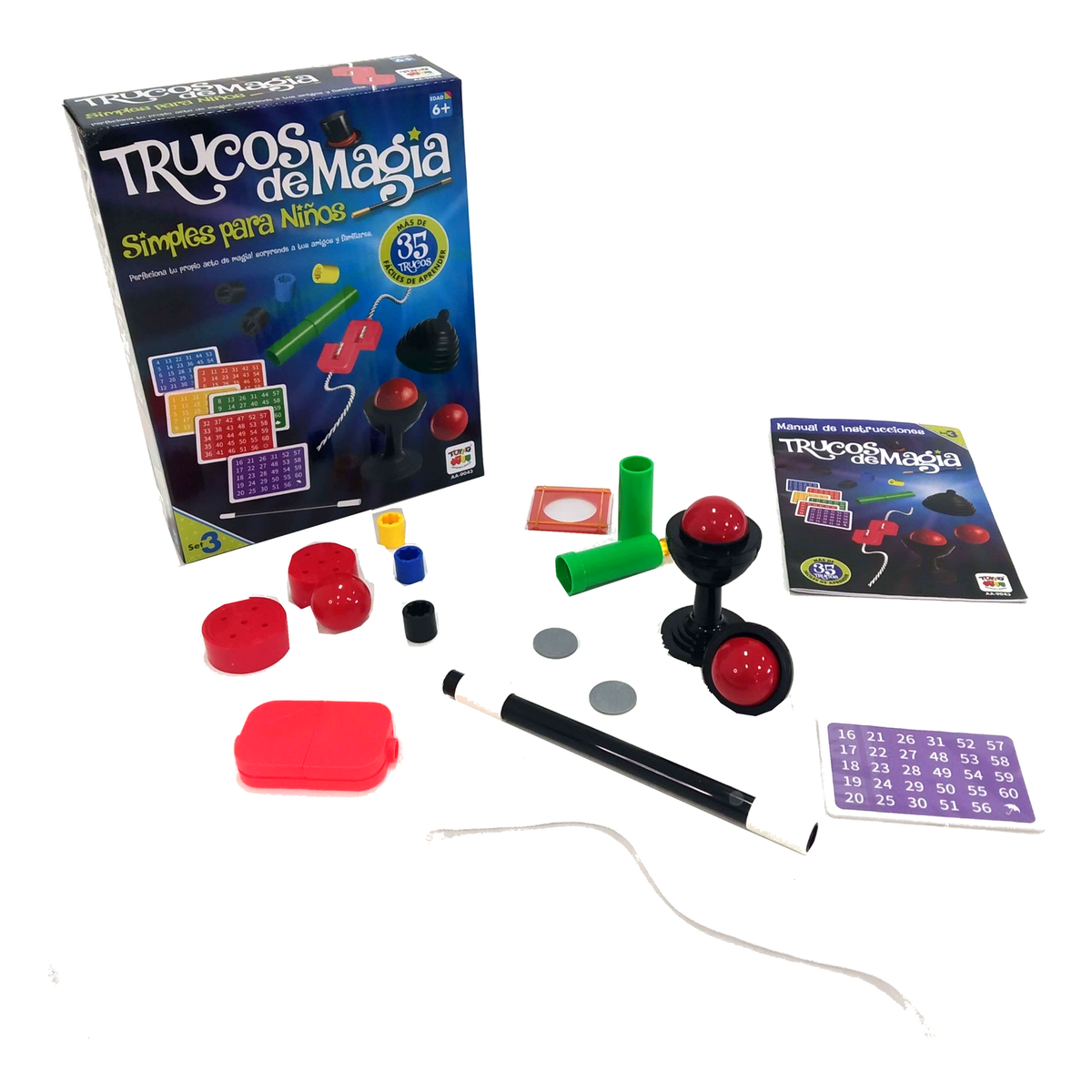 Juego de Magia Set de Magia 3 (35 Trucos) - Toyng - Toyng Chile