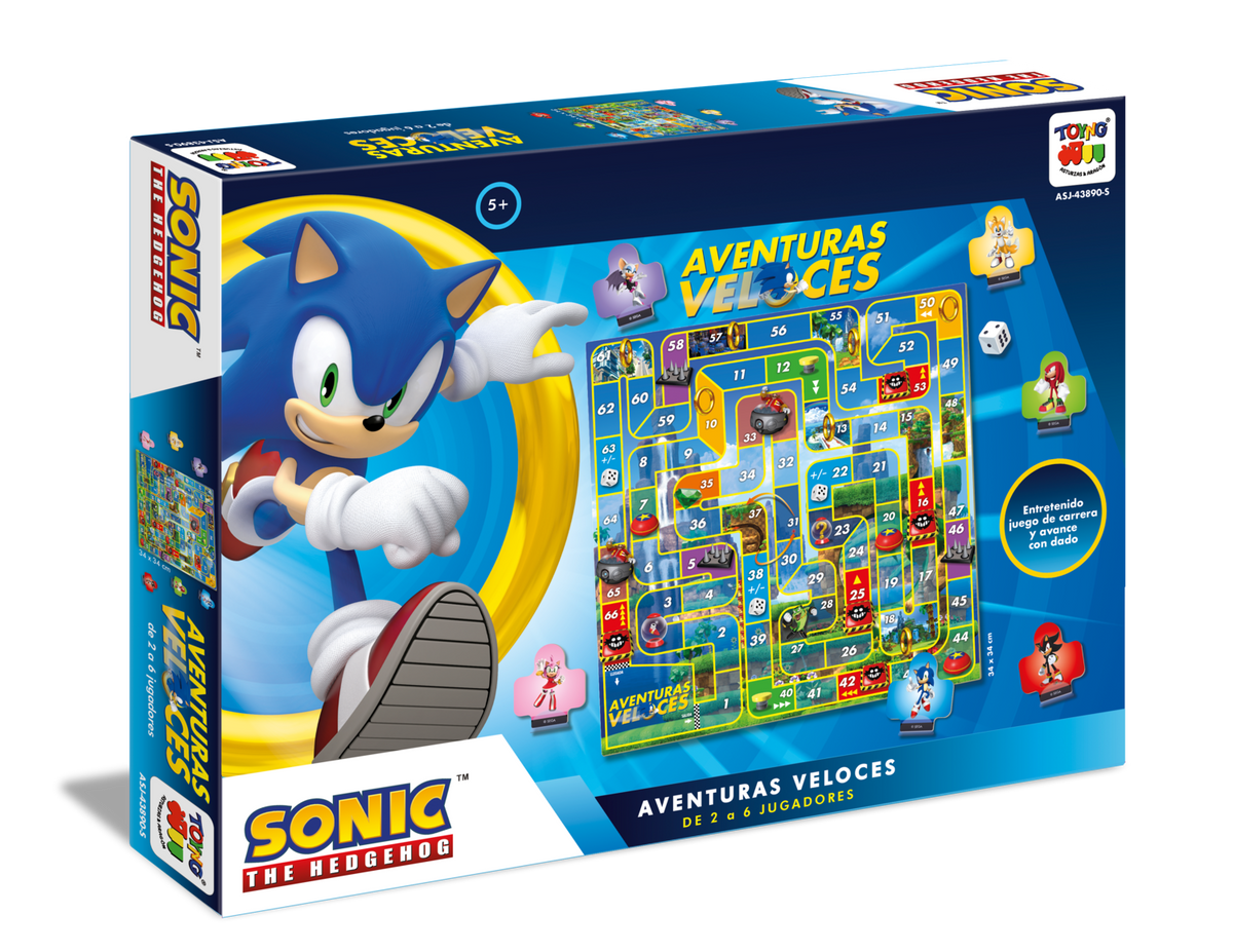 Juego de Mesa Aventuras Veloces Sonic - Sonic - Toyng Chile