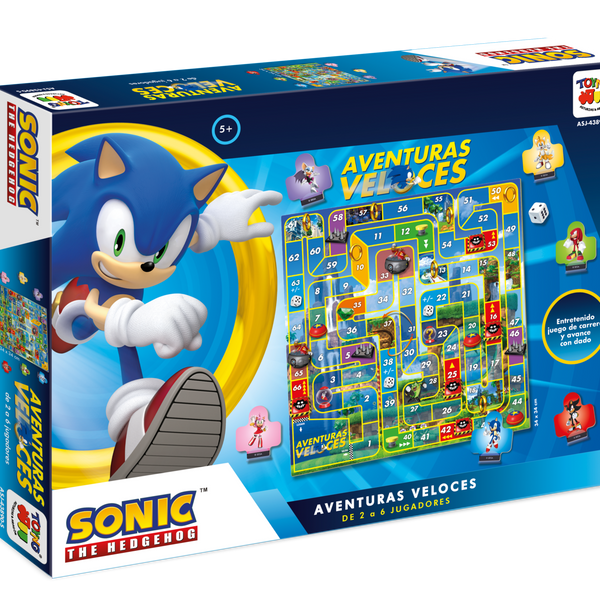 Juego de Mesa Aventuras Veloces Sonic - Sonic - Toyng Chile