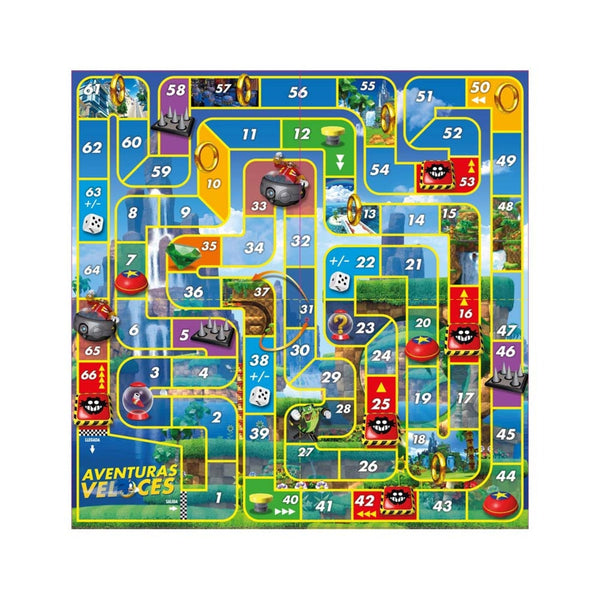 Juego de Mesa Aventuras Veloces Sonic - Sonic - Toyng Chile