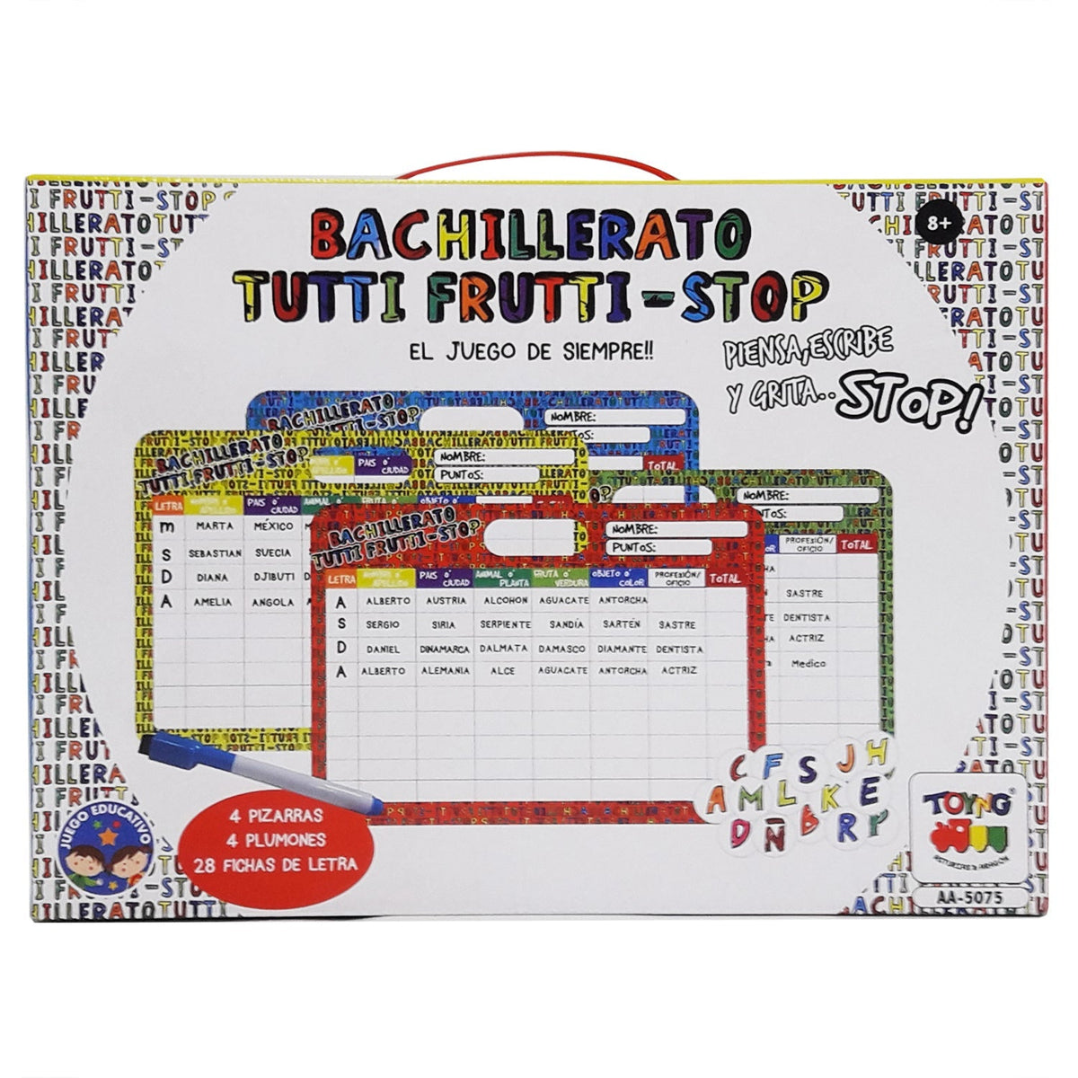 Juego de Mesa Bachillerato Stop - Toyng - Toyng Chile
