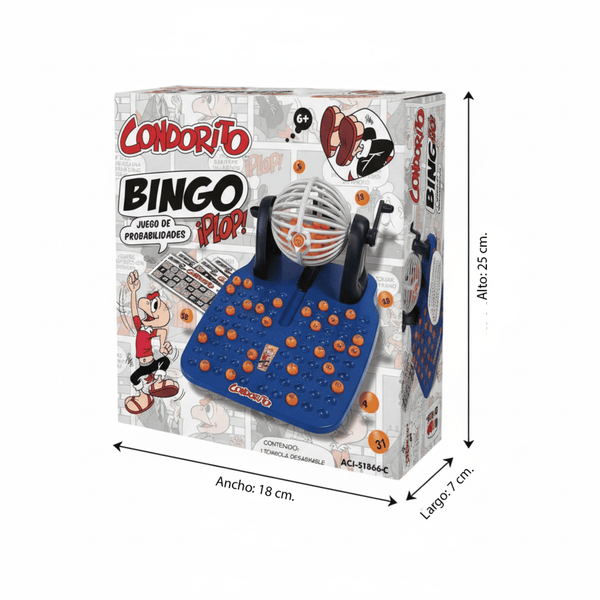 Juego de Mesa Bingo - Condorito - Toyng Chile
