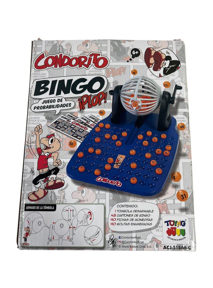 Juego de Mesa Bingo - Condorito - Toyng Chile