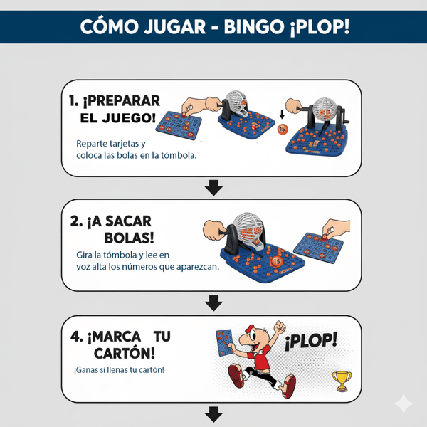 Juego de Mesa Bingo - Condorito - Toyng Chile