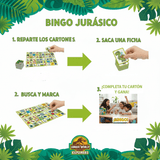 Juego de Mesa Bingo - Jurassic Explorer - Toyng Chile