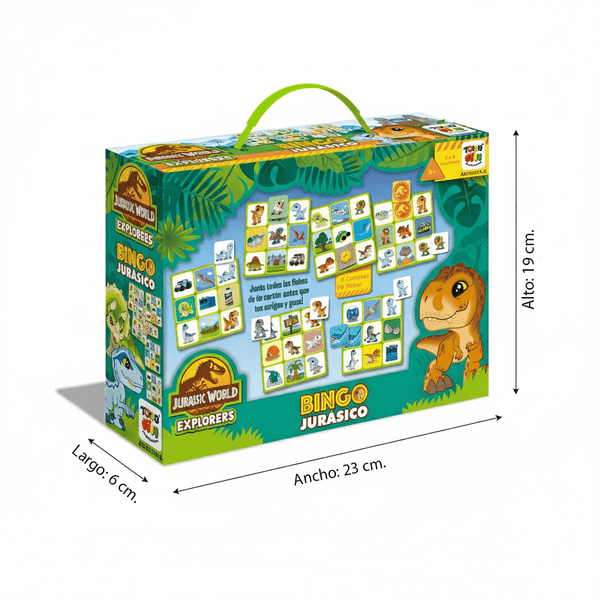 Juego de Mesa Bingo - Jurassic Explorer - Toyng Chile