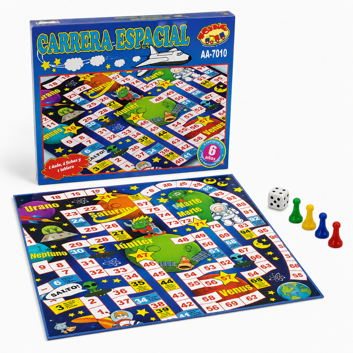 Juego de Mesa Carrera Espacial - Toyng - Toyng Chile