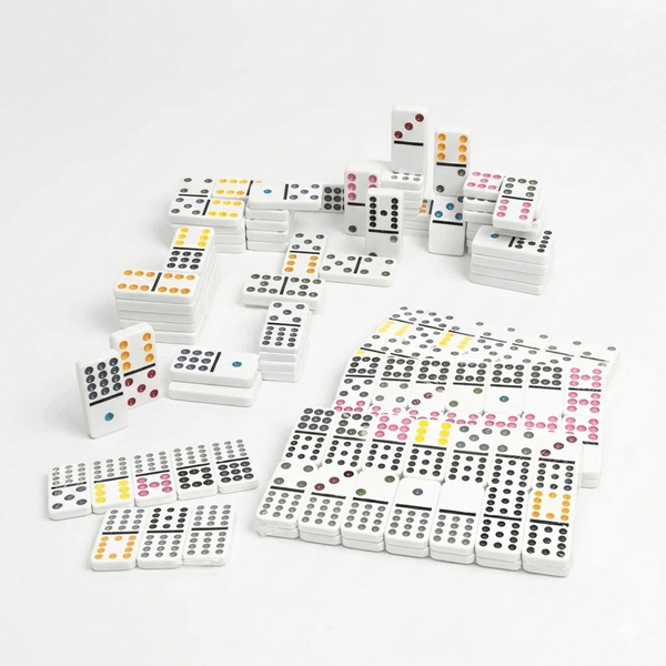 Juego de Mesa Dominó 12 Caja Metálica - Toyng - Toyng Chile
